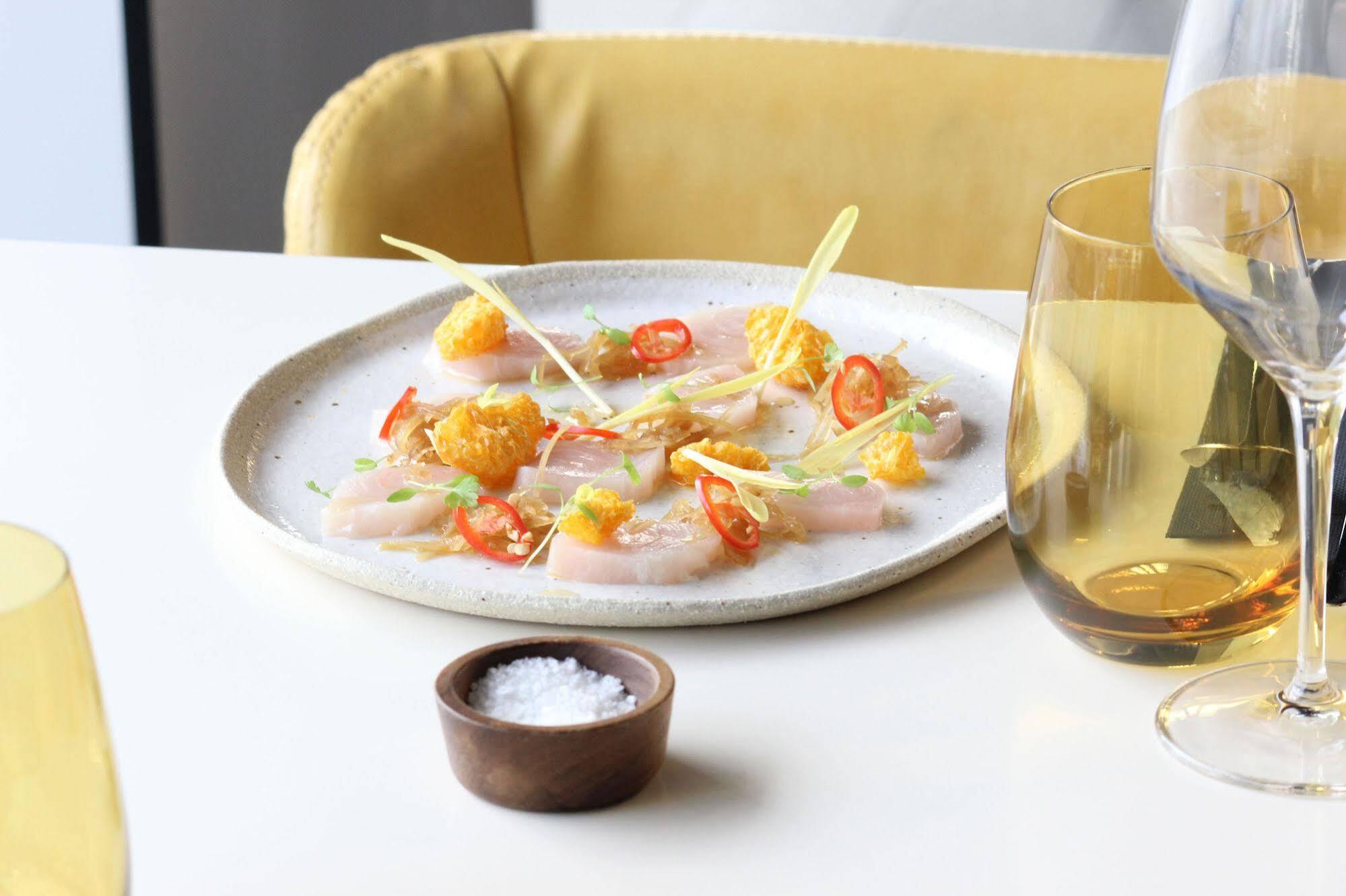 Peppers Docklands Hotel Melbourne Exterior photo Ceviche at the restaurant